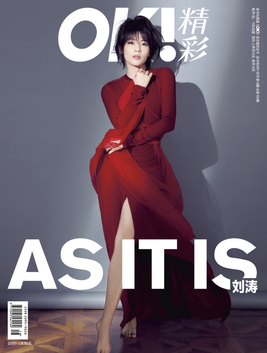 美女明星刘涛干练OL时尚造型杂志写真图片第3张