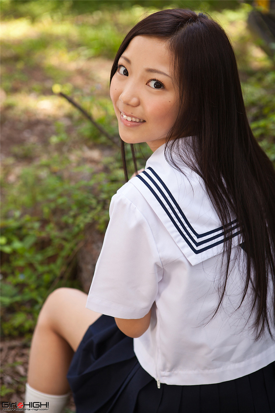 日本美女西浜ふうか学生制服写真图片第8张