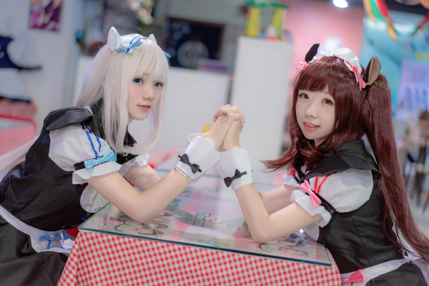 《猫娘乐园》巧克力与香子兰女仆装可爱造型cosplay写真图片第3张