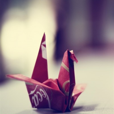 与众不同的千纸鹤创意折纸头像图片第2张
