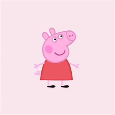可爱卡通粉红小猪佩奇品牌简约头像图片第1张