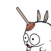 最新卡通动漫可爱流氓兔头像图片第1张