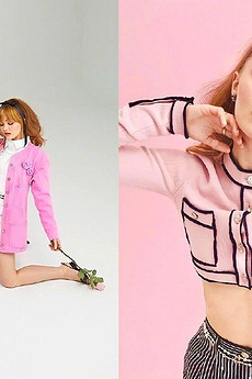 德普叔的女儿Lily-Rose Depp时尚个性粉红娇俏杂志图片