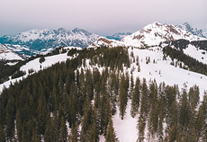 冬季雪原高清图片|被白雪覆盖的草原风景