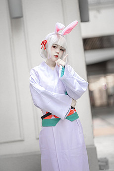 《阴阳师》山兔cosplay超可爱写真图片