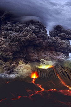 各种火山喷发图片_火山喷发图片大全