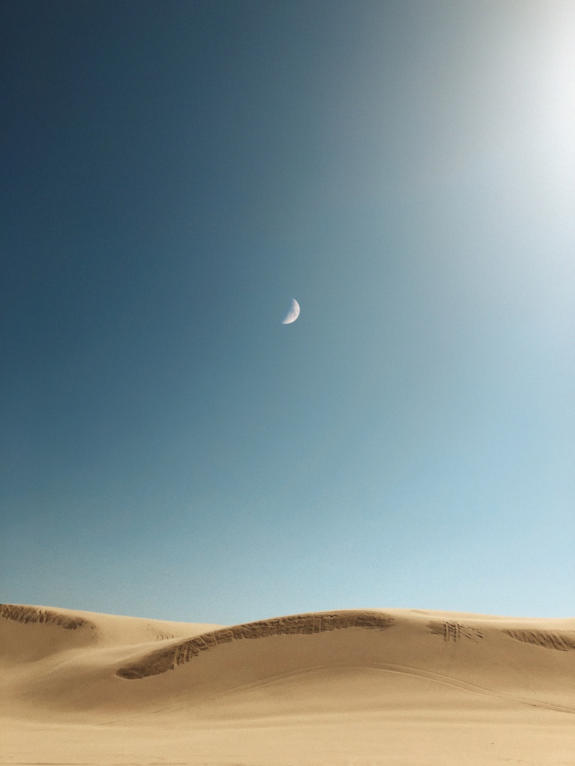 无边无际的沙漠图片|好看的沙漠图片第3张