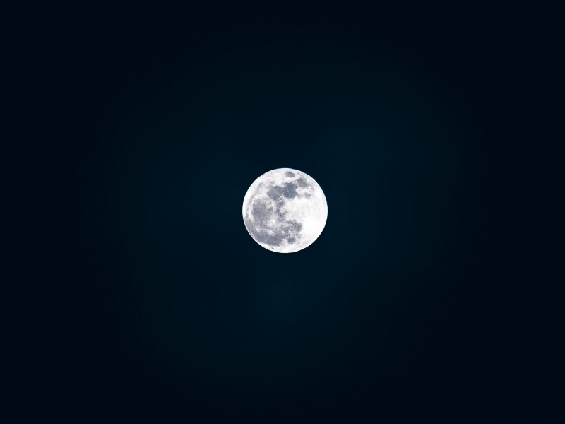 圆圆的月亮图片大全唯美大图 圆月亮的图片大全大图第7张