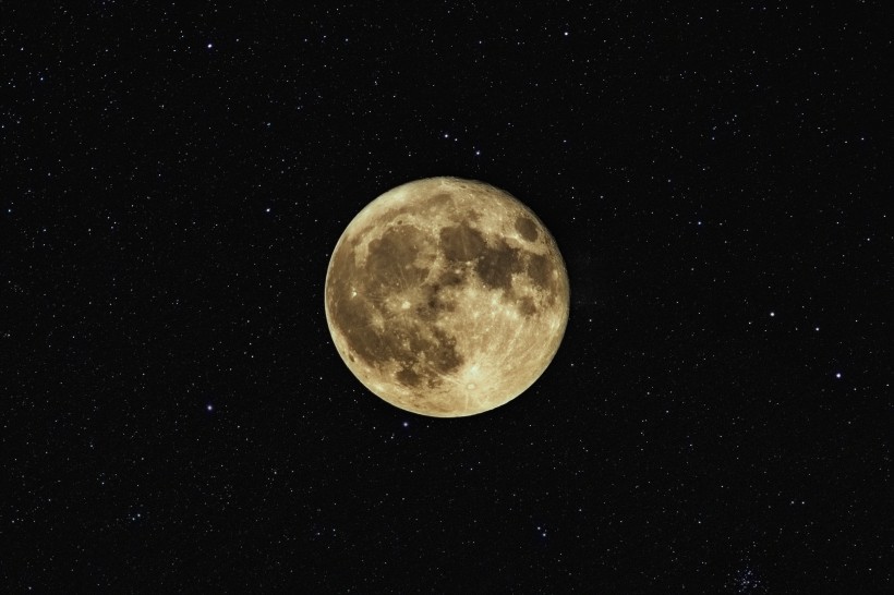 月球唯美图片（地球月亮图片）第2张
