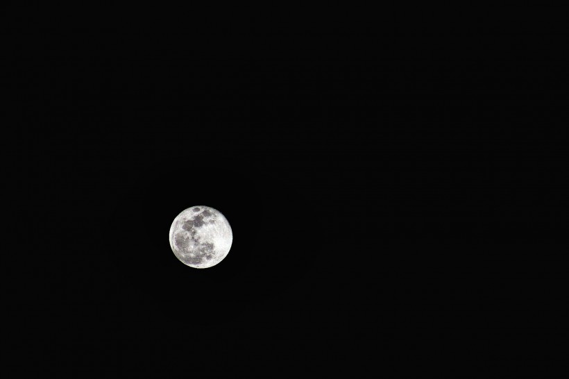 月球唯美图片（地球月亮图片）第8张
