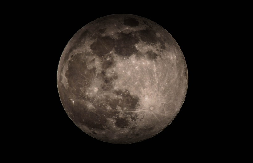 月球唯美图片（地球月亮图片）第7张