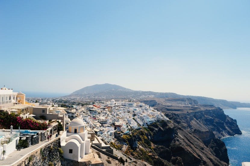 希腊的圣托里尼岛图片|希腊旅游胜地圣托里尼第2张
