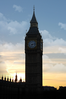 英国伦敦著名建筑大本钟|伦敦大本钟图片
