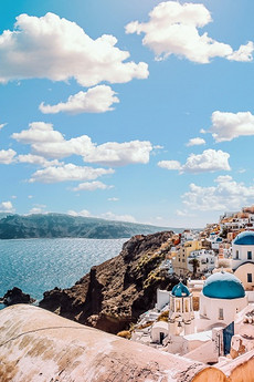 希腊的圣托里尼岛图片|希腊旅游胜地圣托里尼
