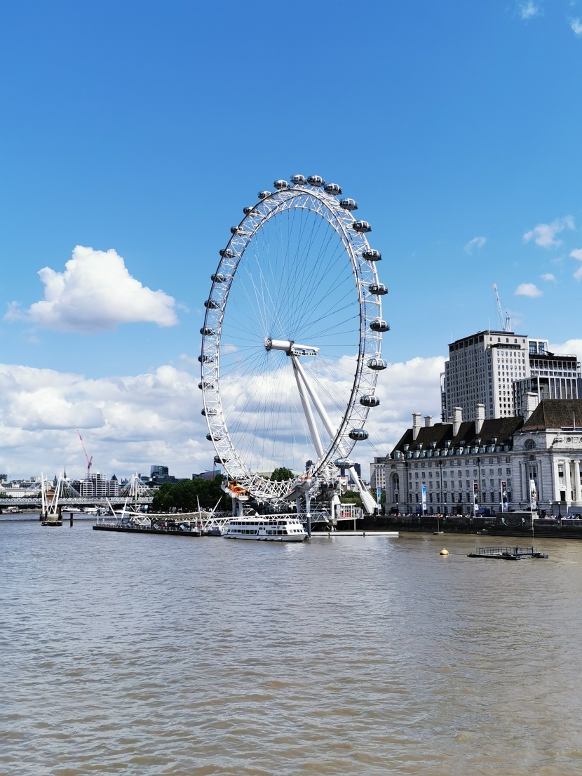 伦敦眼高清风景图片-英国伦敦地标建筑伦敦眼图片第4张