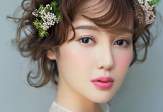 新娘盘发发型图片韩式 新娘韩式花苞头型教程