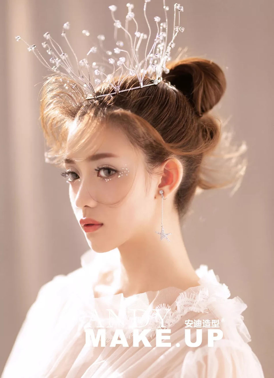 韩式新娘盘头发型 最新新娘盘发造型