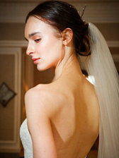圆脸结婚发型图片新娘发型 圆脸新娘适合什么造型