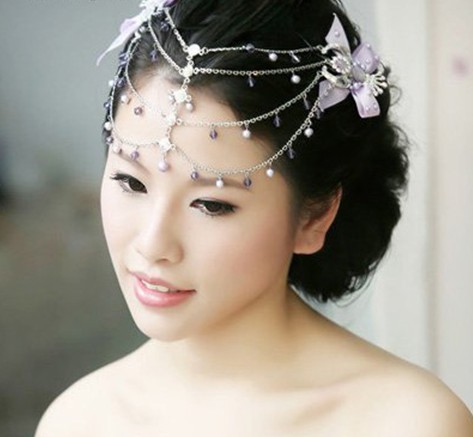 新娘盘发发型图片韩式 新娘盘发造型图片
