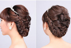 森系新娘发型详细步骤 韩式新娘盘发简单发型图片