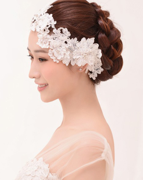 新娘韩式花苞头型教程 新娘盘发发型图片韩式
