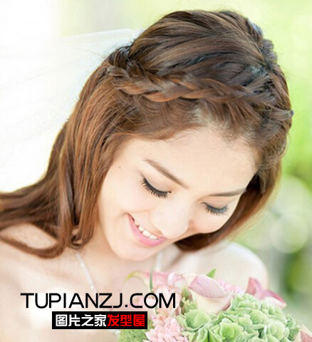 韩式发型女新娘 韩式唯美新娘发型图片