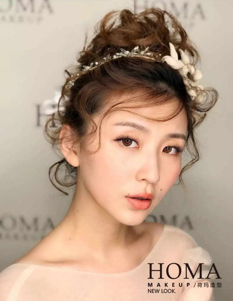韩式发型女结婚 韩国结婚造型
