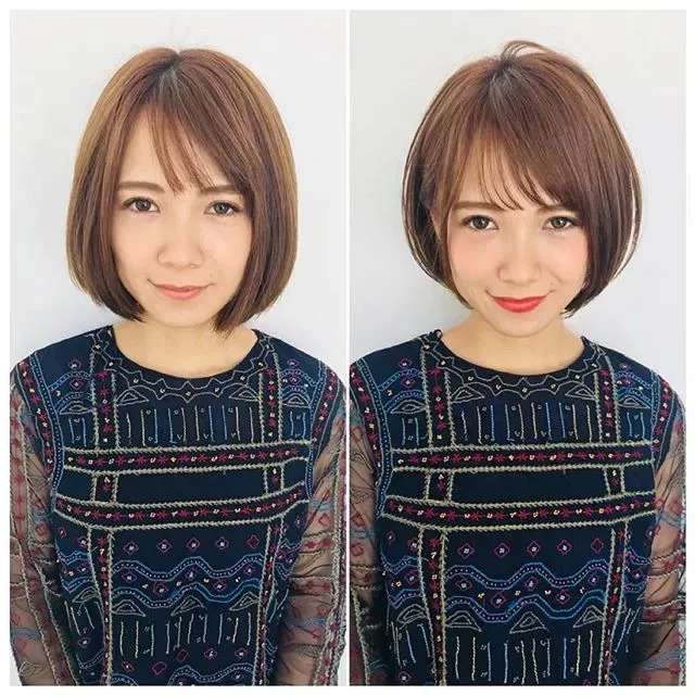 日本女孩显脸小发型参考图片下载 日本女生脸型