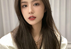 韩国女生发型冷咖棕色染发图片大全 冷棕色染发效果图女