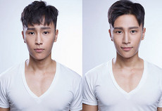 韩国男士流行发型三七分短发设计图片大全 男生三七分发型韩范