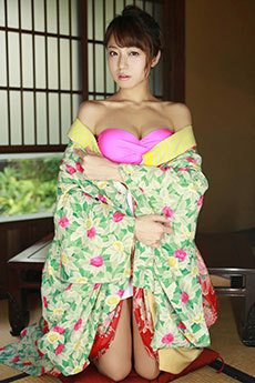 极品日本美女中村静香和服写真图片